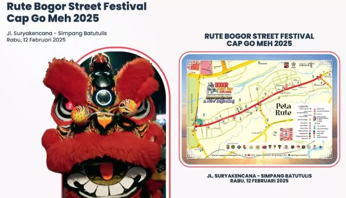 Bogor Street Festival Cap Go Meh 2025, Ini Rute dan Lokasinya